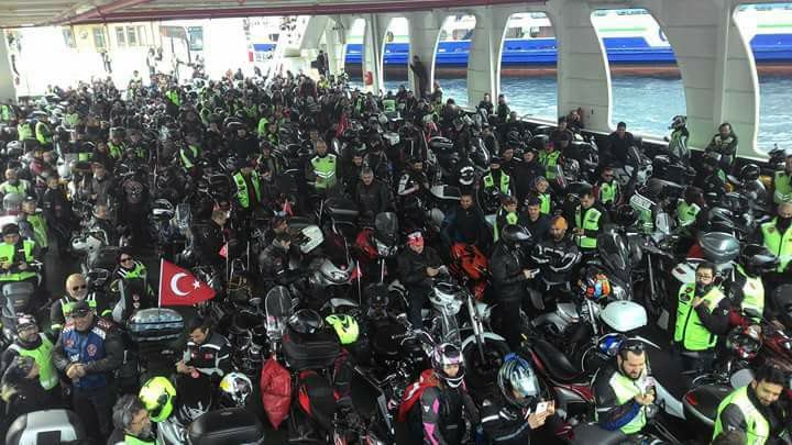 18 Mart Çanakkale Zaferi Ve Şehit Anma İçin Muhteşem Motosiklet Korteji 2. İçerik Fotoğrafı