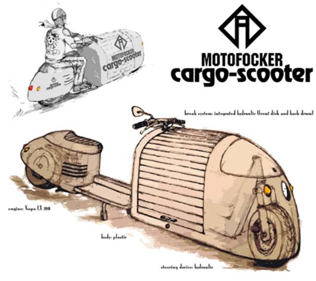 cargo-scooter: motofocker 3. İçerik Fotoğrafı