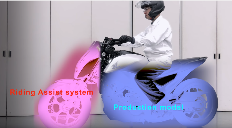 Honda Kendi Kendine Dengede Duran Motosikletin Detayları!  2. İçerik Fotoğrafı