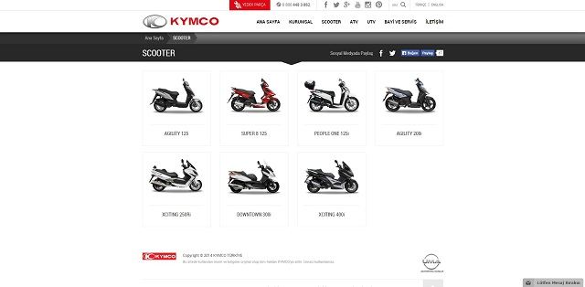 Kymco.com.tr'ye Yakın Bakış 5. İçerik Fotoğrafı