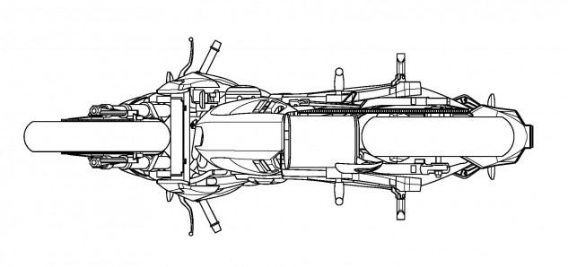 Kymco’dan, Kawasaki ER-6 Bazlı Naked Modelin Patentleri Ortaya Çıktı 7. İçerik Fotoğrafı