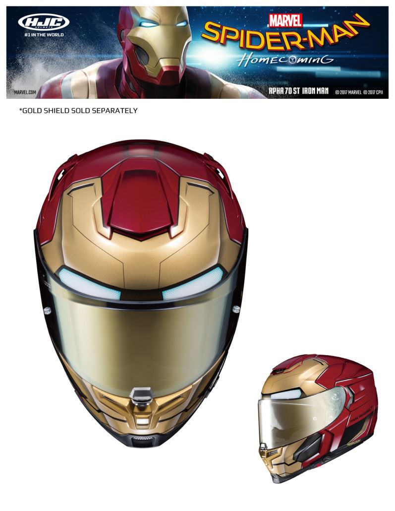 Yeni Versiyonu ile HJC Spider-Man ve Iron-Man Konseptli Kask! 12. İçerik Fotoğrafı