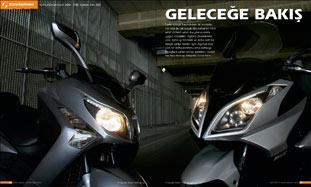 Karşılaştırma: Geleceğe Bakış
Kymco Downtown 200i