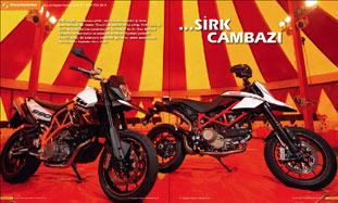 Karşılaştırma: Sirk Cambazı
Ducati Hypermotard EV