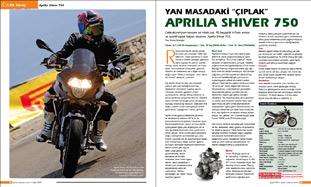 İlk Sürüş: Yan Masadaki Çıplak / Aprilia Shiver 75