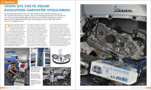 Motoron Garaj: Vespa GTS 250'ye Polini Evolution Varyatör Uygulaması