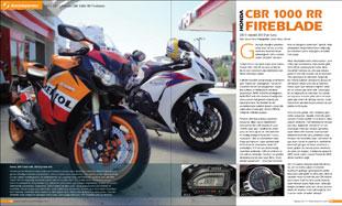 Karşılaştırma: Honda 2011-2012 Honda CBR 1000 RR F